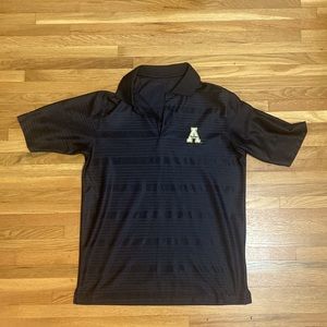 Black App State Polo